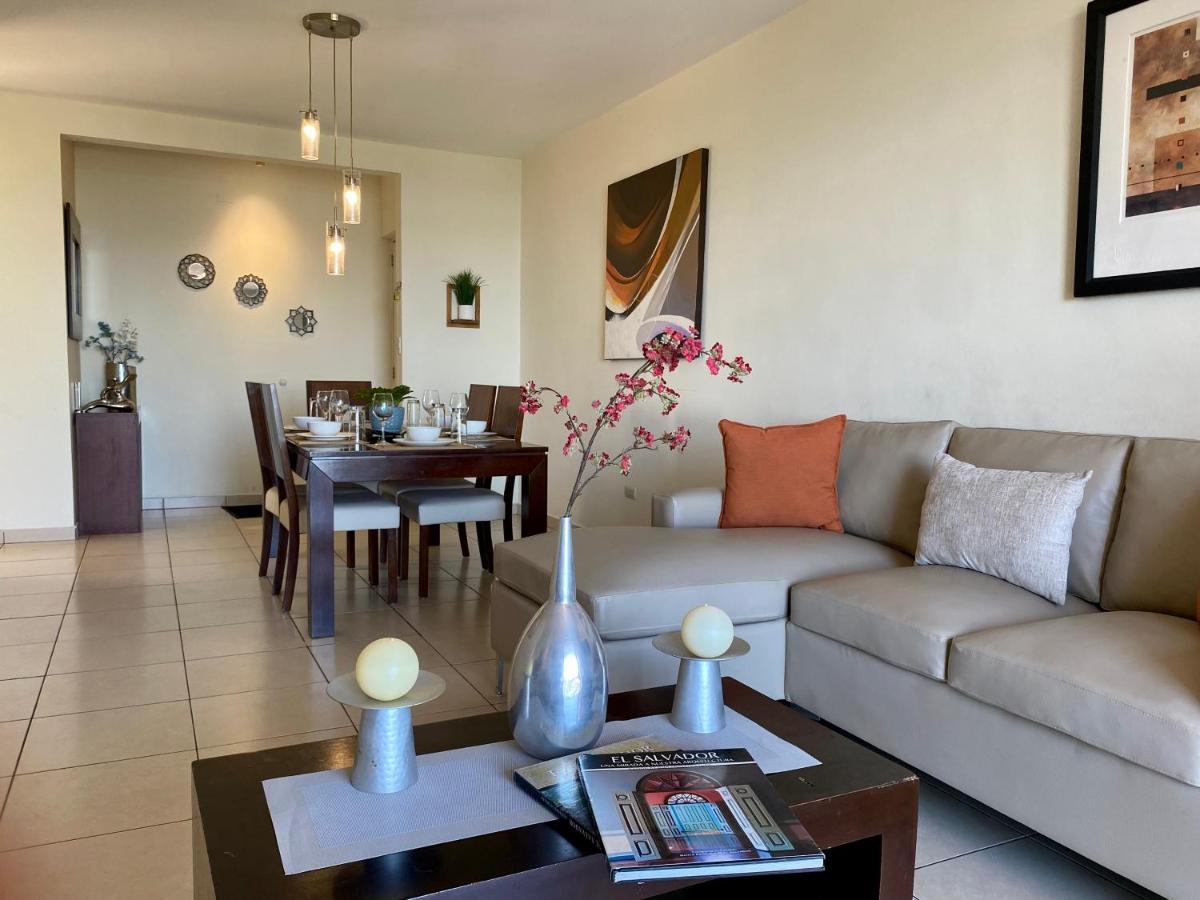 Beautiful Apartment, Terrace With Incredible View, 3 Bdr, Escalon, Exclusive, Secure 산살바도르 외부 사진
